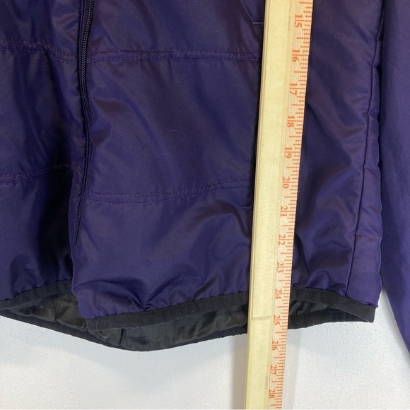 Champion Jacket Puffer Women University of Washington Purple Sz M pockets - Picture 9 of 16